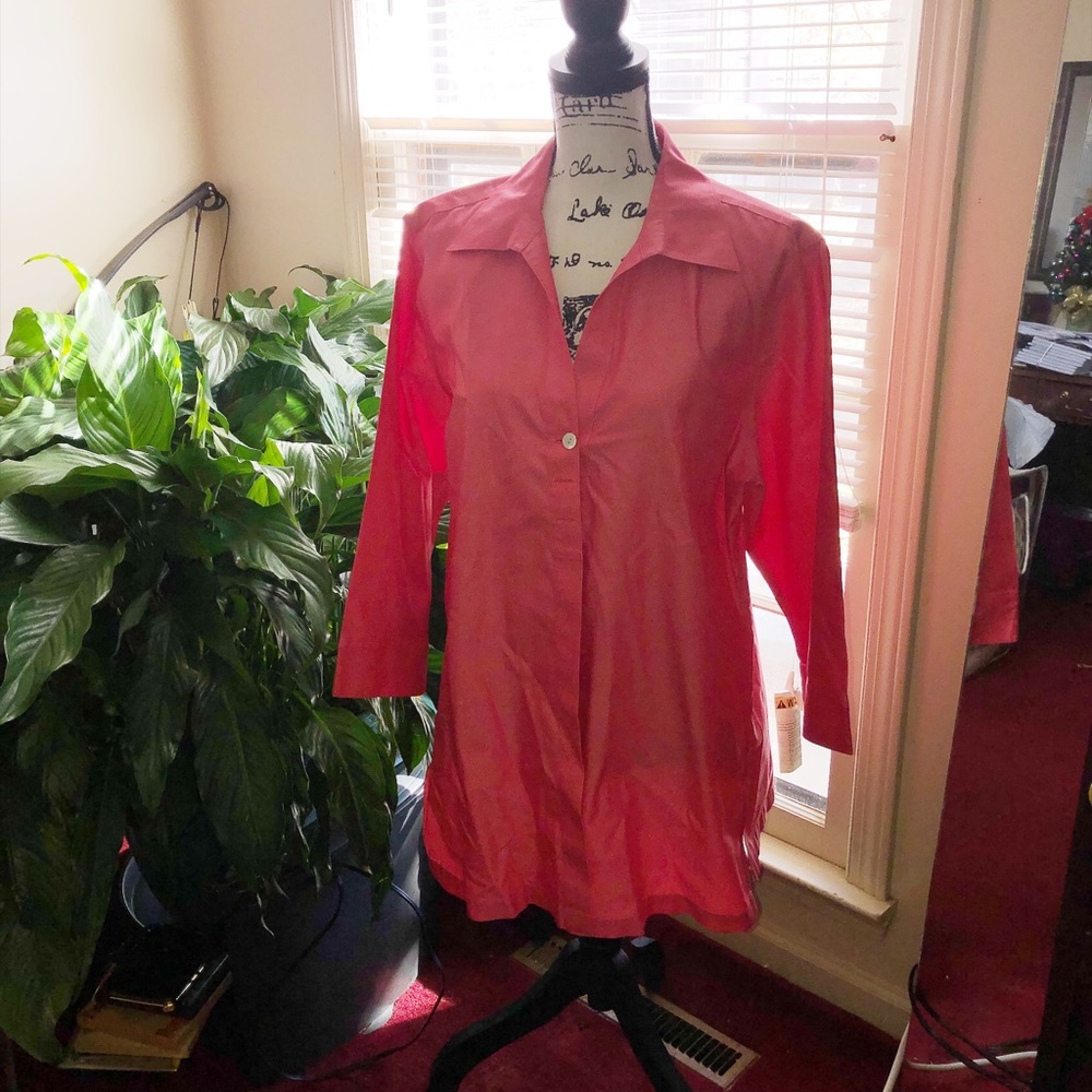 FoxCroft non-iron shaped fit size 16